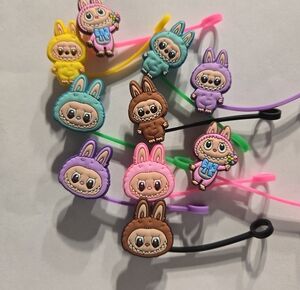 Labu Inspired Straw Toppers - Set Of 10
